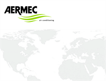Tablet Screenshot of aermec.com